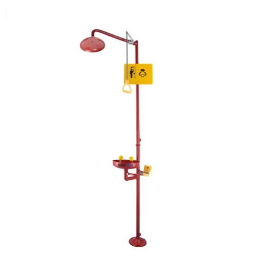 Combined Emergency Shower & Eye Wash, SS304 Ball Valve EW-CS3 Scitek Global